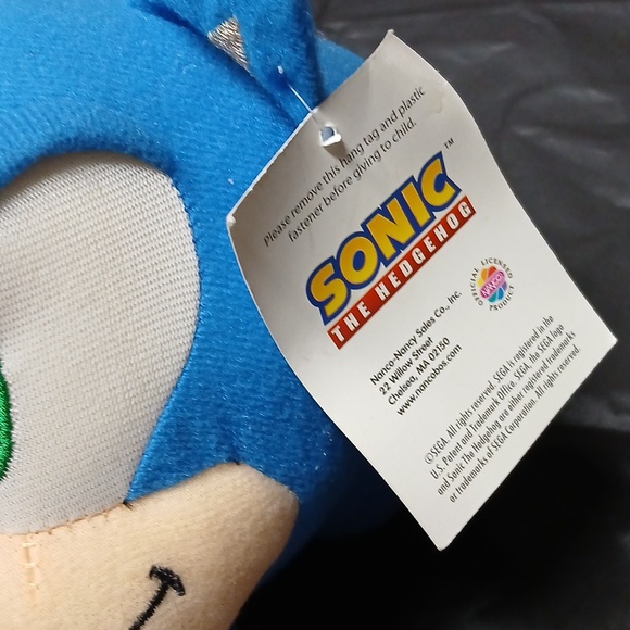 Sonic The Hedgehog 16" Plush Doll Toy Official SEGA Nanco-Nancy - Picture 4 of 12